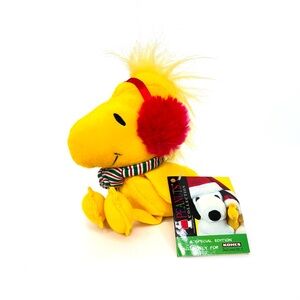 Vintage Peanuts Collection Woodstock Beanie Plush 90’s Christmas Kohls Applause